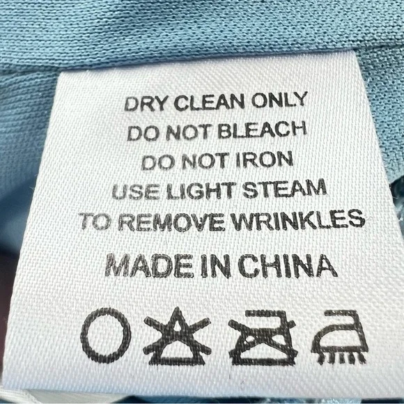 Azazie One-Shoulder Gathered Light Blue Evening Gown SZ 8 - Picture 10 of 15